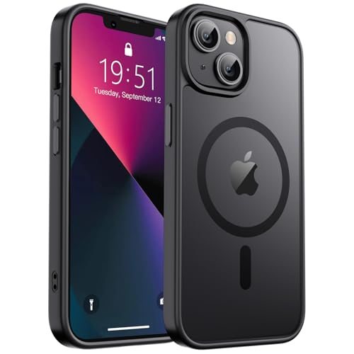 ZAPICA Magnetic Case for iPhone 13 & iPhone 14 in Black