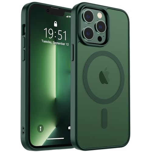 ZAPICA Magnetic Case for iPhone 13 Pro in Forest Green