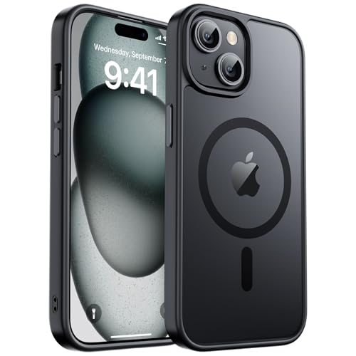 ZAPICA Magnetic Case for iPhone 15 & iPhone 14 in Black