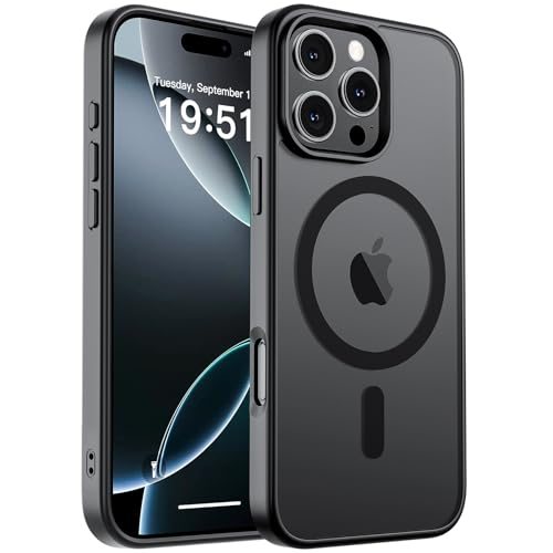ZAPICA Magnetic Case for iPhone 16 Pro in Black